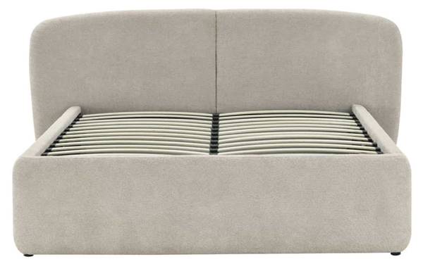 Boxbett ART DECO Beige - Grau - Bouclé - Polyester - 245 x 125 x 210 cm