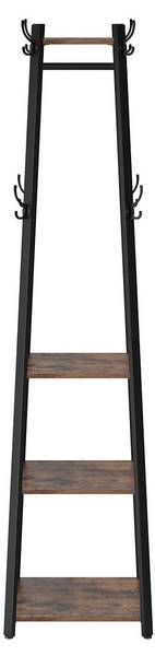 Garderobenständer Kleiderständer Alīgarh Braun - Holzwerkstoff - 45 x 181 x 45 cm
