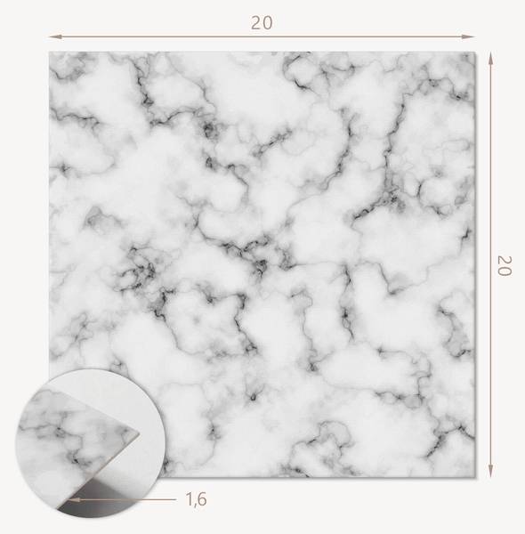 Vinyl tegels 00033471 (20er - Set) 20 x 20 cm
