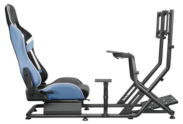Racingchair Racing Cockpit LUMLRS09-BS0 Schwarz - Stahl - 71 x 108 x 136 cm