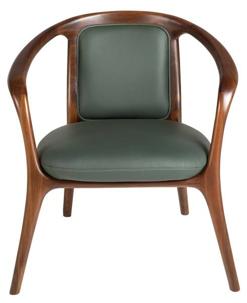 Fauteuil 5181 Vert - Tissu - Vinyle - 71 x 72 x 64 cm