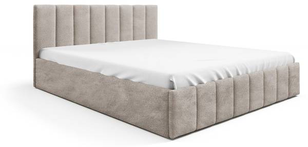 Polsterbett EYLA Beige - Breite: 160 cm