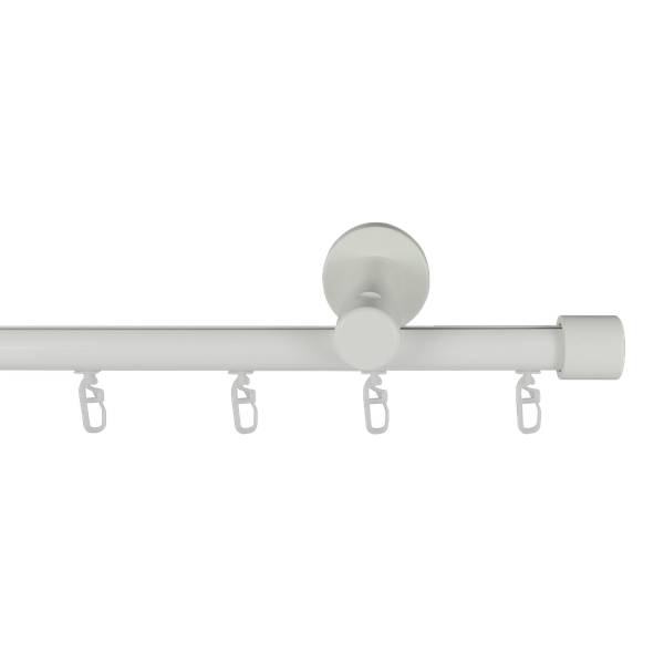 Gardinenstange Kea 1 lfg. Weiß - Breite: 320 cm