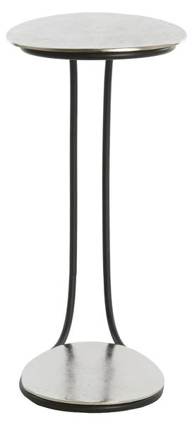 Beistelltisch MARSH Silber - Metall - 27 x 53 x 42 cm