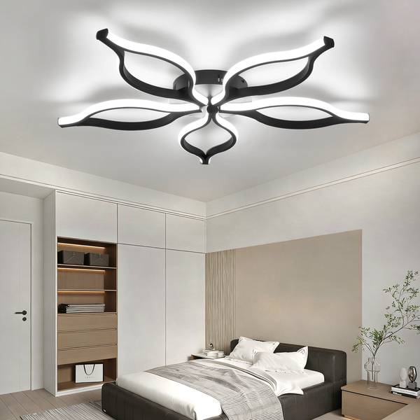 LED Deckenleuchte q00 Schwarz