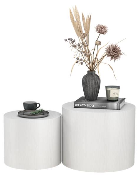 Couchtisch-Set Giva 51639 Reinweiß