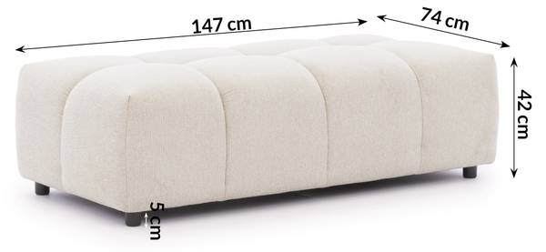 Hocker Bubble Beige
