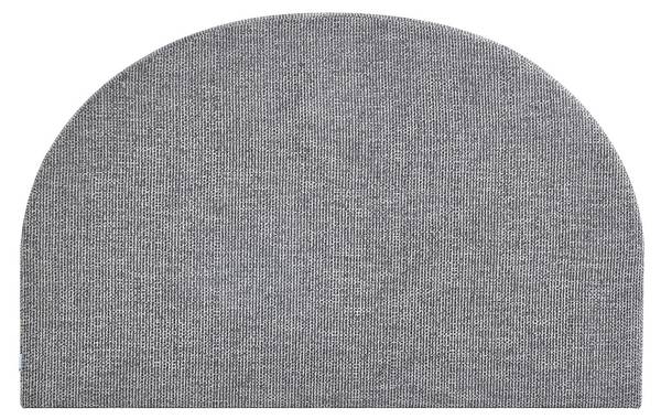 Bettkopfteil PANIOTI Grau - Textil - 7 x 110 x 155 cm