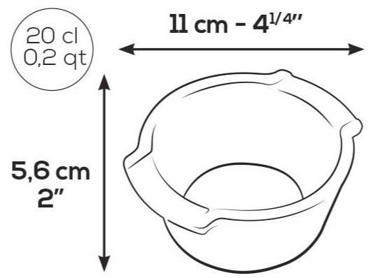 Appolia 2er-Set Auflaufförmchen aus Schiefergrau