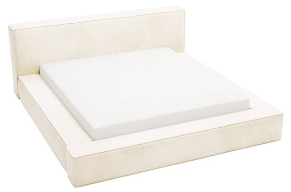 Polsterbett MALI Beige - Liegefläche Breite: 180 cm