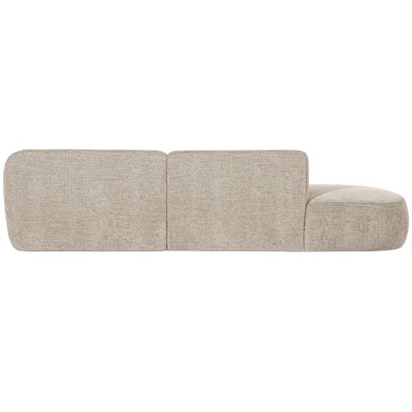 Canapé d'angle Polly Gris - Microfibre - Polyester - 275 x 71 x 150 cm