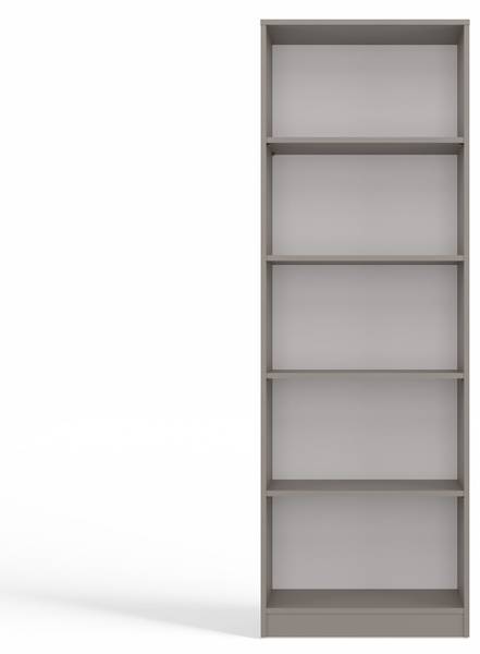 Büchregal Duero Grau - Holzwerkstoff - 60 x 182 x 30 cm