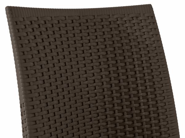 Gartenstuhl ETULI 4-tlg Braun - 4er Set