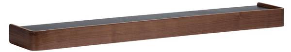 Wandplank Protopia kastanjebruin - wit