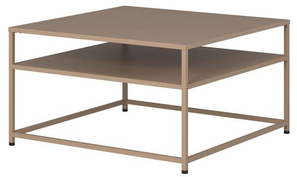 Couchtisch DURA Beige - Stahl - 70 x 40 x 70 cm
