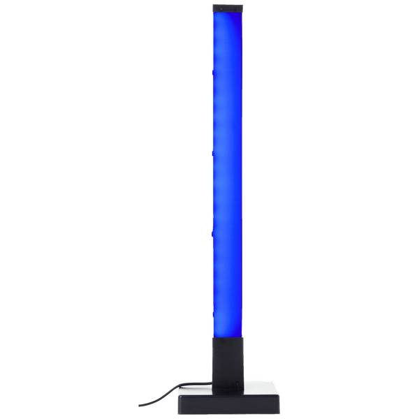 RGB-LED Tischleuchte, 50 cm, digitales Schwarz - Kunststoff - 13 x 50 x 13 cm