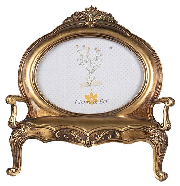 Fotolijst Eatrice&Chic goud - kunststof - 5 x 28 x 26 cm