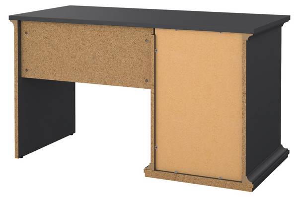 Schreibtisch Françoise Grau - Holzwerkstoff - 130 x 74 x 62 cm