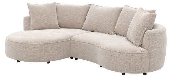 Sofa ohne Schlafmöglichkeit CEPRANO Taupe