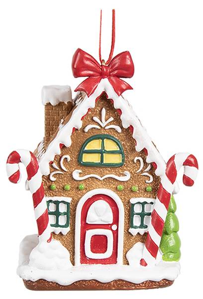 Weihnachtsanhänger Weihnachten MC664254 Braun - Kunststoff - 5 x 9 x 7 cm