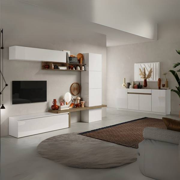 TV Board UTOPIA Braun - Holzwerkstoff - 40 x 44 x 205 cm