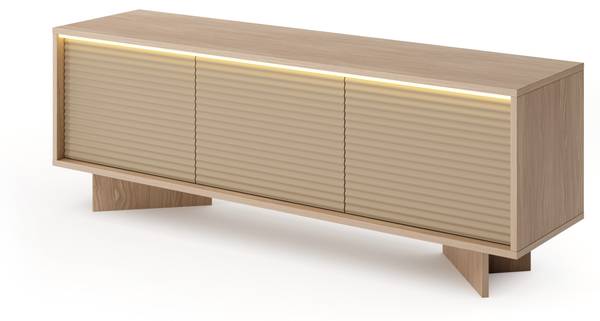 TV-Schrank Lido II Braun - Holzwerkstoff - 154 x 55 x 40 cm