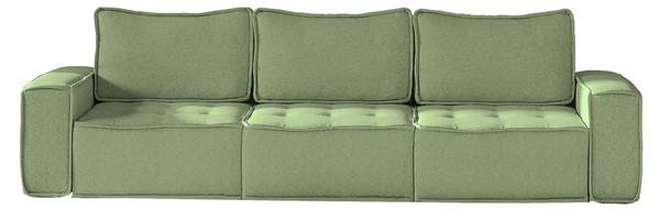 Sofa SANDE 3-Sitzer Hellgrün
