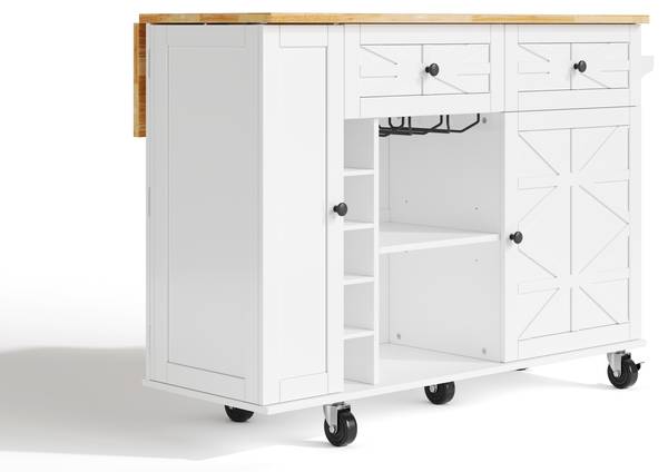 Keukenwagen WoodyLucy Ⅲ wit
