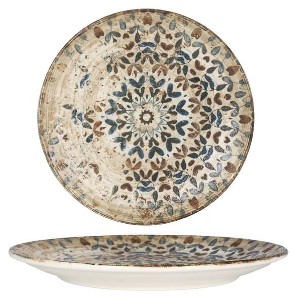 Assiette à dîner Aztec 2 él. Porcelaine - 27 x 2 x 27 cm