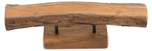 Kerzenständer Lumio Braun - Massivholz - 62 x 17 x 10 cm