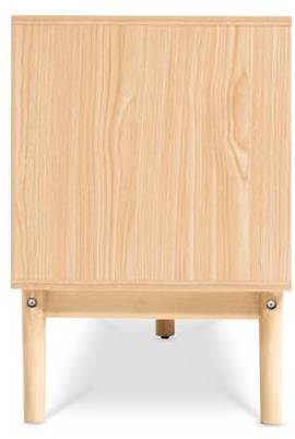 Lowboard NOLAN Braun - Stahl - Melamin - 40 x 60 x 140 cm