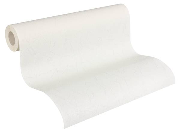 Vliestapete 4531 modern Uni modern Weiß - Fleece - 53 x 1005 x 1 cm