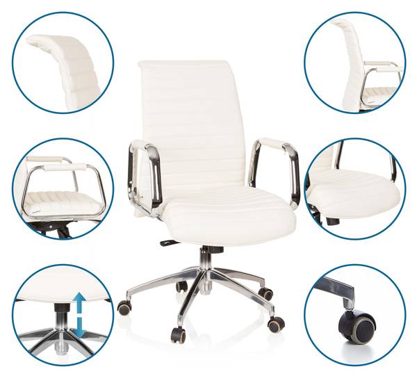 Chefsessel ASPERA 10 Cremeweiß