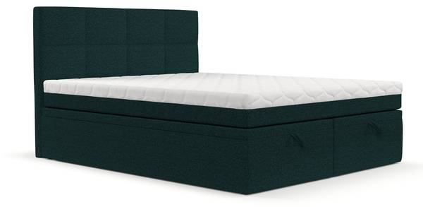 Boxspringbett TESSA mit Stauraum Riva Grün - Liegefläche Breite: 180 cm