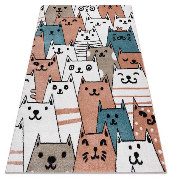 Tapis Fun Gatti Pour Enfants Chats 140 x 190 cm