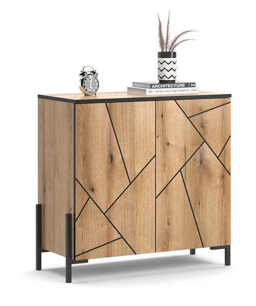 Kommode Hatto 40524 Braun - Holzwerkstoff - 84 x 81 x 40 cm