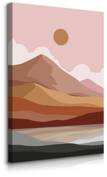 Leinwandbild Berge 30 x 40 x 40 cm
