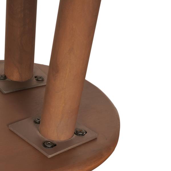 Couchtisch ENZO Braun - Massivholz - 37 x 41 x 37 cm