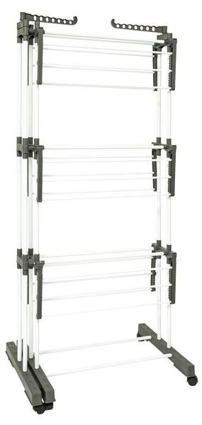 Modularer Wäscheständer SINAI Weiß - Metall - 53 x 170 x 78 cm