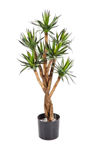 Künstliche Agave Prince Beige - Kunststoff - 28 x 70 x 28 cm
