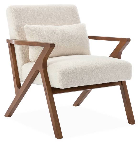 Sessel Weiß - Textil - 75 x 81 x 70 cm
