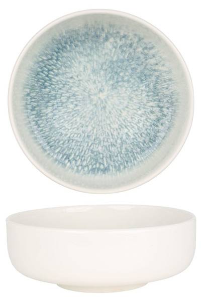 Geschirrset Asel 24-tlg Blau - Porzellan - Höhe: 2 cm