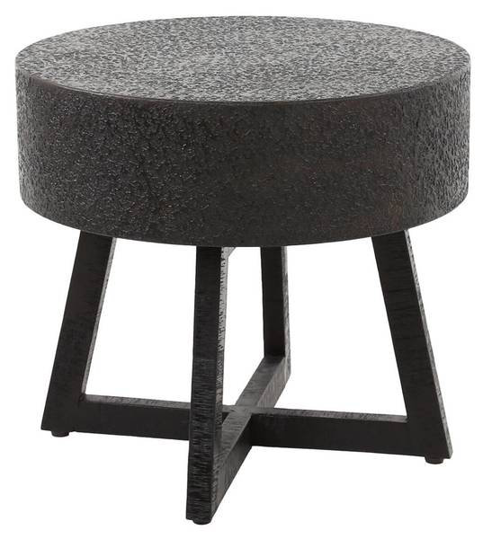 Couchtisch BULKY FERRO Schwarz - Metall - 50 x 46 x 50 cm