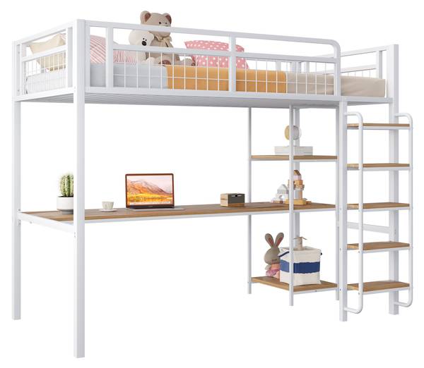 Metallbett K-849 Weiß - Breite: 90 cm
