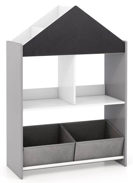 Bücherregal FB32311 Grau - Holzwerkstoff - 27 x 90 x 63 cm