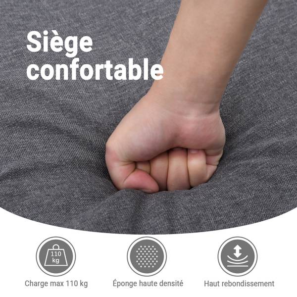 Fauteuil de massage 3003091 289811 Marron - Métal - Textile - 74 x 102 x 99 cm