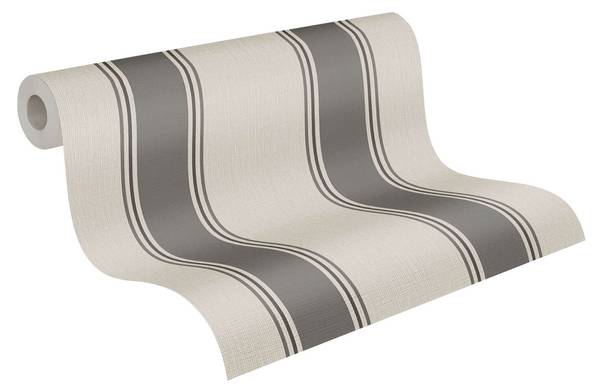 Vliestapete 399832-GU Grau - Kunststoff - 53 x 1 x 1005 cm