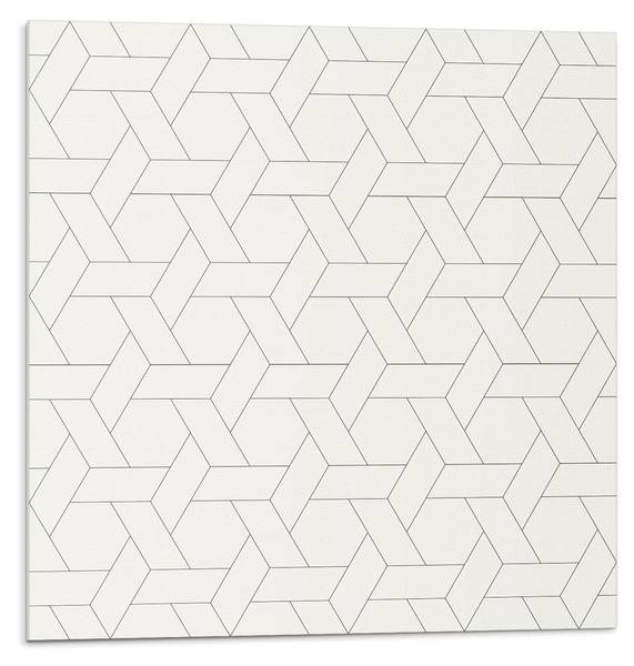 Fliesen Hexagon Geo Design 4er Set 50 x 50 cm