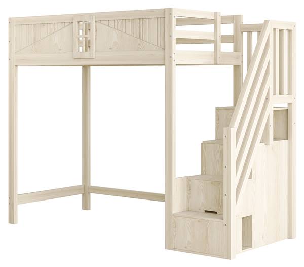 Hochbett  K-1561 Holz