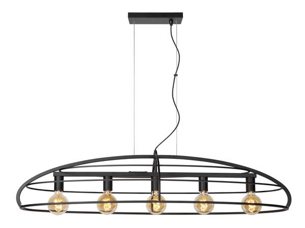 Pendelleuchten DIKRA Schwarz - Stahl - 41 x 176 x 125 cm